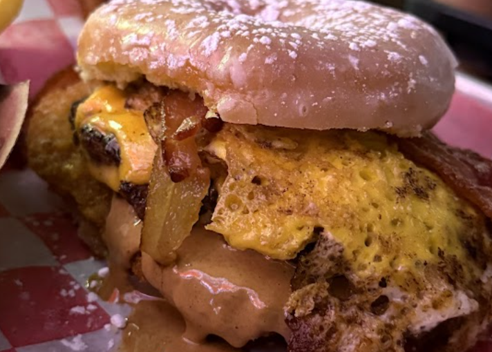 Back Door Grill signature dishes Classic CheeseburgerBuzz Lightyear BurgerJohn Wayne Burger